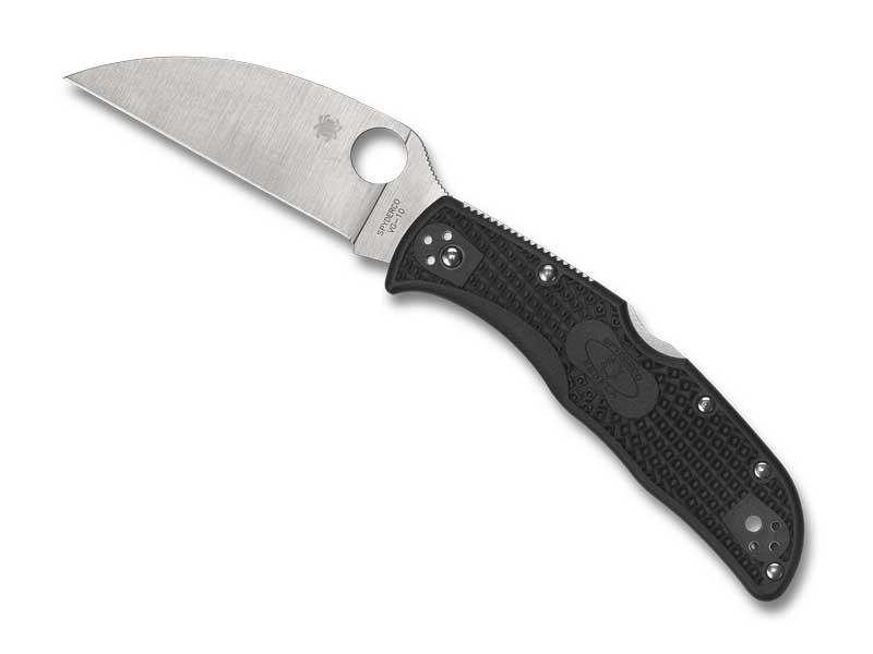 Couteau pliant Spyderco Endela Wharncliffe - manche 12 cm nylon/fibre de verre noir