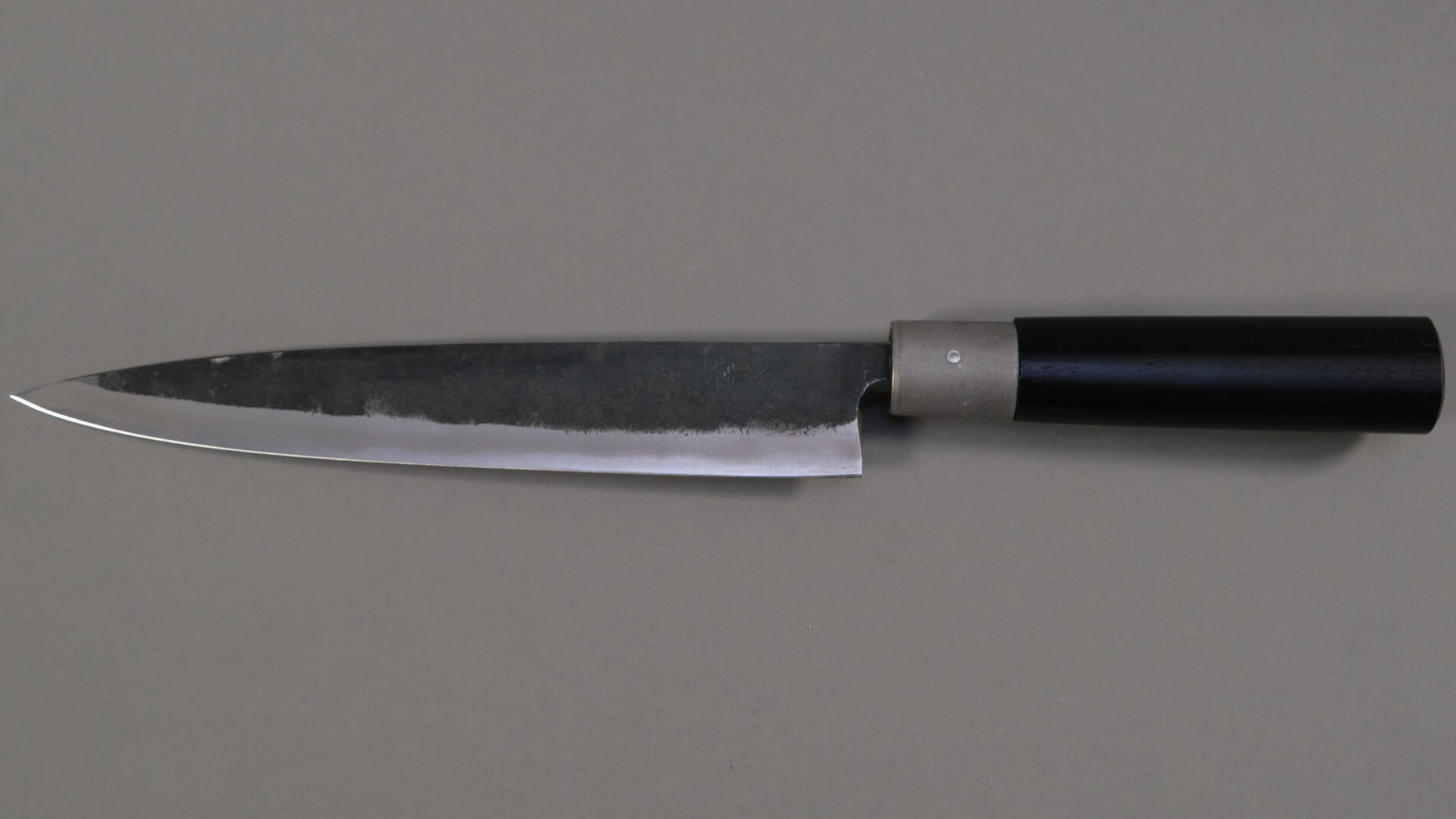 Couteau artisanal Japonais Haiku Kurouchi 21 cm Sashimi