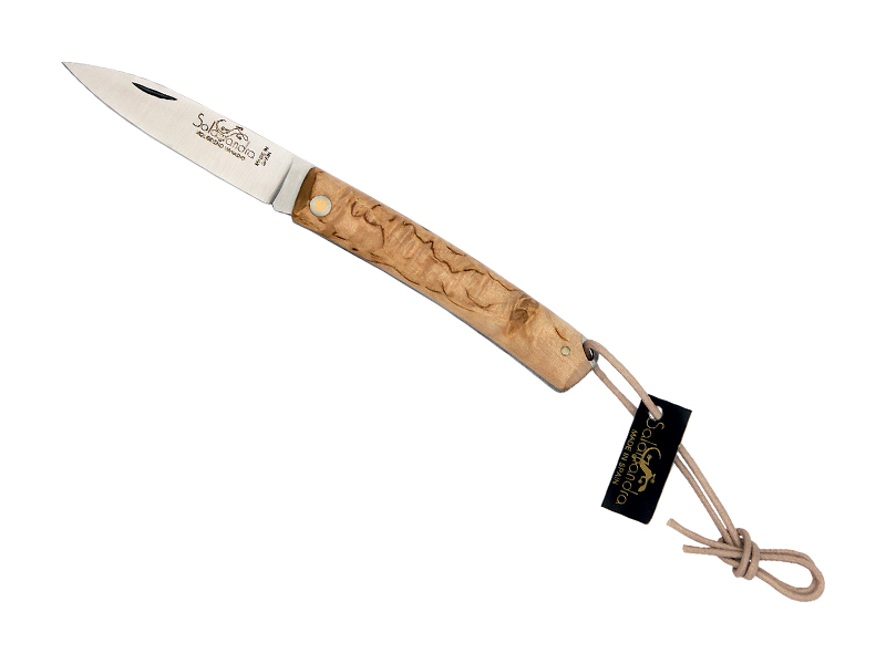 Couteau Salamandra - manche 10 cm bouleau
