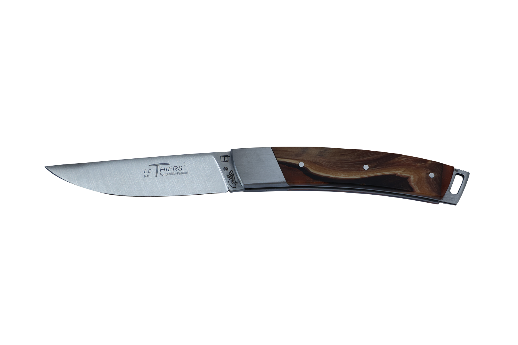 Couteau Le Thiers Pocket de Fontenille Pataud fait main - Hybride genévrier