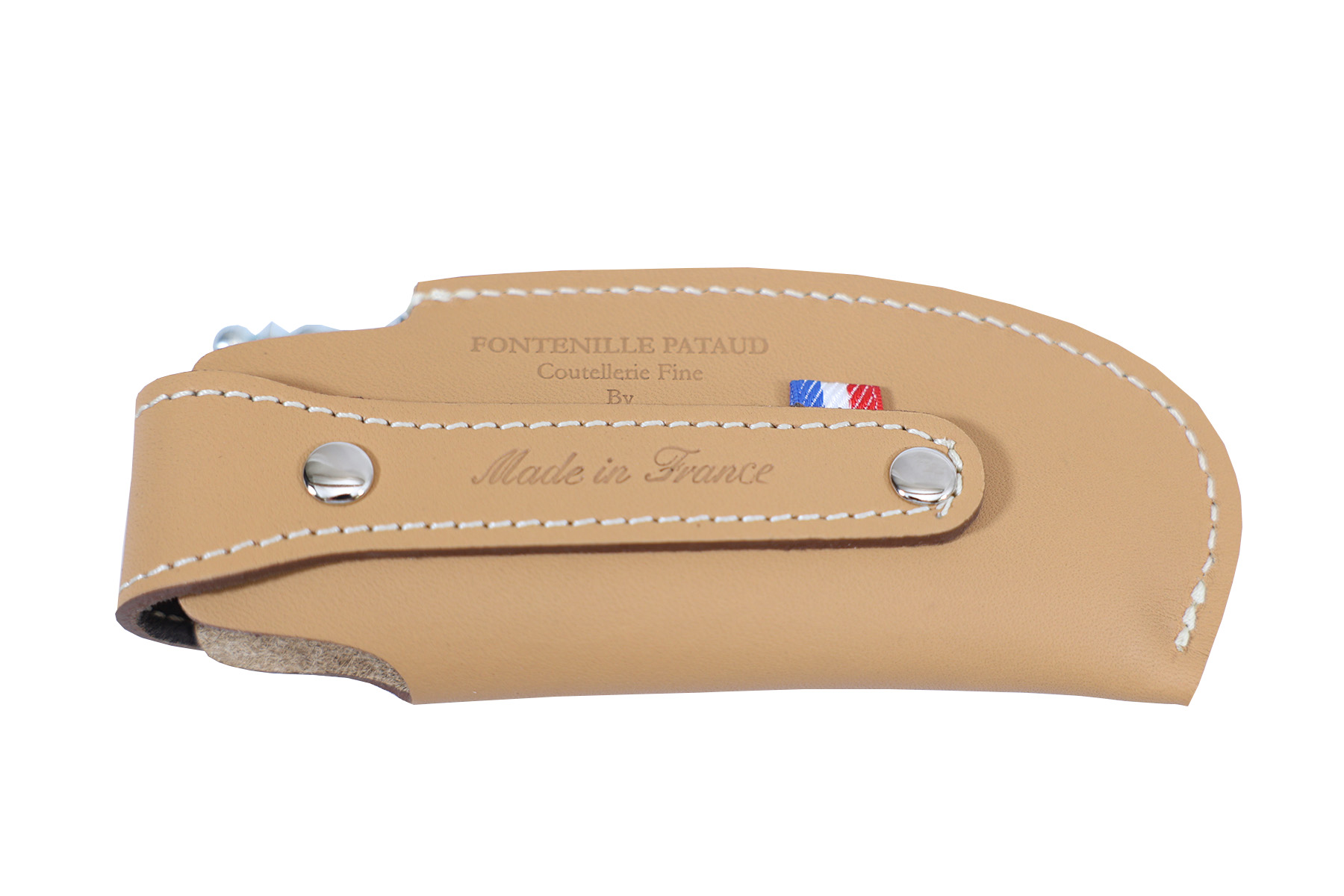 Etui couteau ceinture Le Thiers Gilles Gentleman -Marron