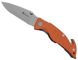 Couteau pliant Maserin Rescue 2 - manche 12 cm alu orange