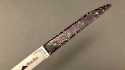 Couteau Charles Canon - manche 12 cm résine avec inclusion de lavande