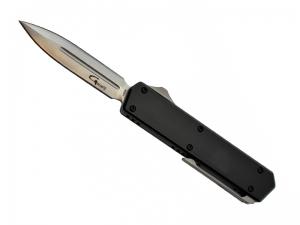Couteau automatique Golgoth G13DT - manche 11,5 cm aluminium noir