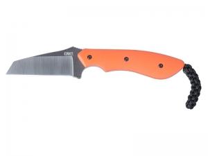 Couteau de cou CRKT SPIT lame 6 cm - manche G10 orange