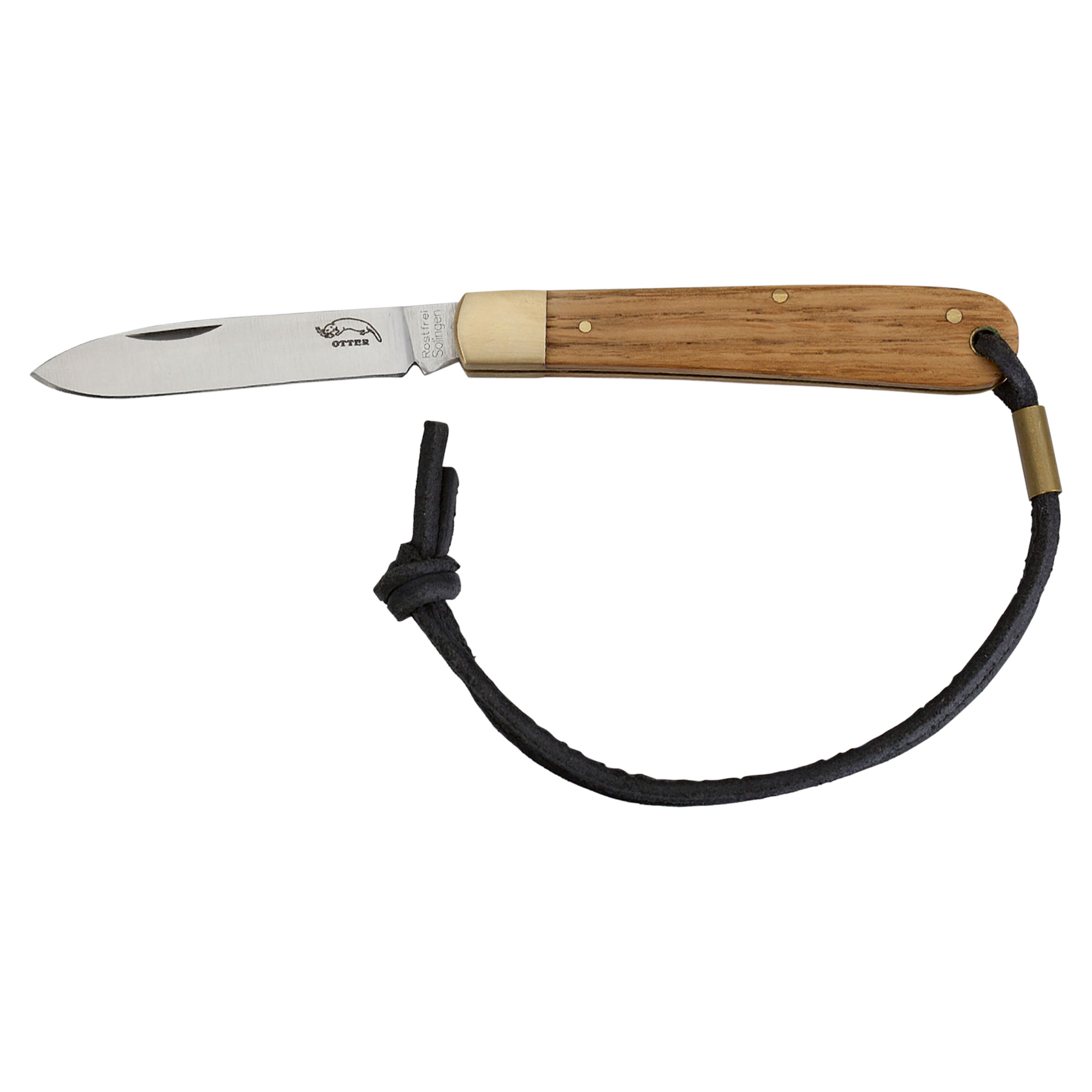 Couteau pliant Otter Classic - manche 10,5 cm en chêne