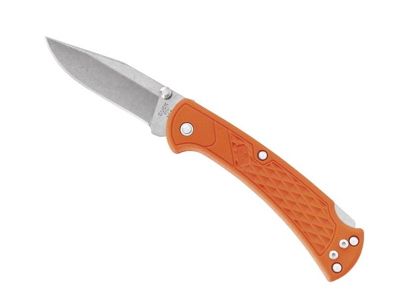 Couteau pliant Buck 112 Slim Select - manche 12,5 cm nylon orange
