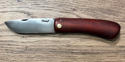 Couteau artisanal pliant "Dodu" de Frédéric Maschio  - manche en Amarante