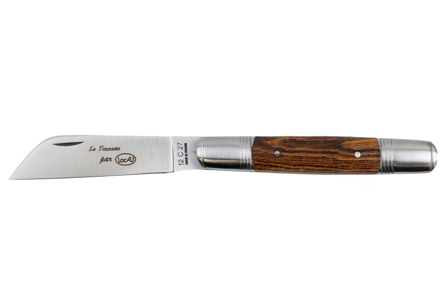 Couteau pliant modèle "Le Tonneau" par Locau - Bocote