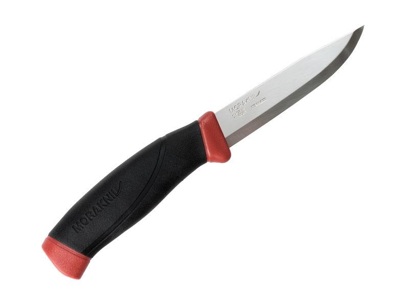 Poignard Morakniv Companion Lame 1.5 cm inox - manche noir/rouge inox