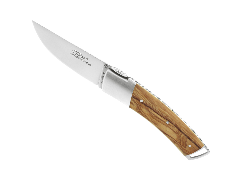 Couteau Le Thiers Gilles Gentleman - manche 12 cm olivier