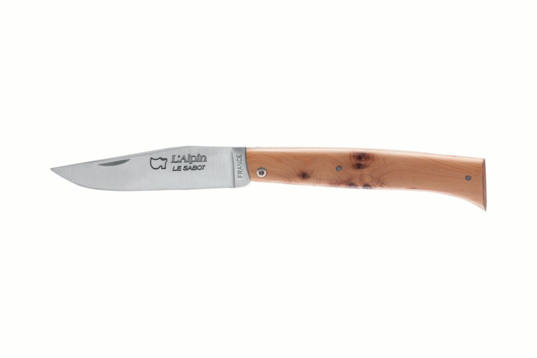 Couteau Au Sabot "l'Alpin" - manche 10 cm genévrier
