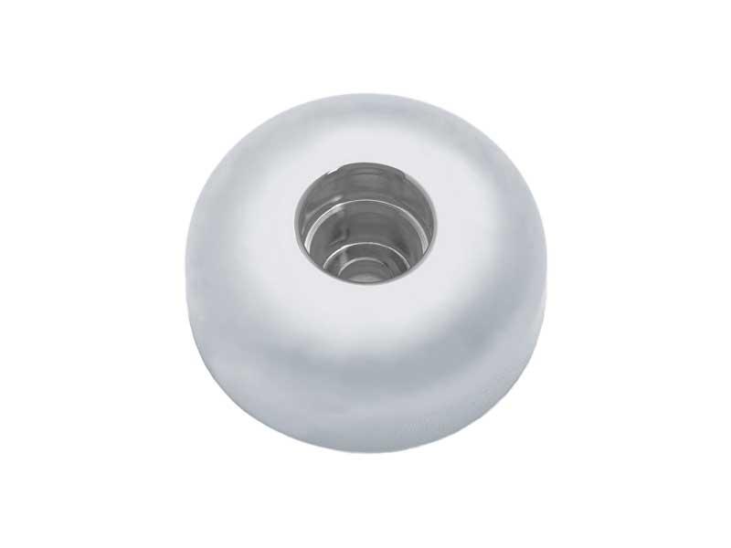 Support chrome mat pour rasoir Merkur