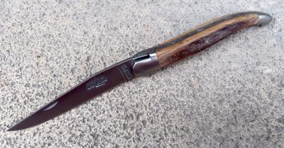 Couteau de Forge de Laguiole - Chêne de barrique 12 cm