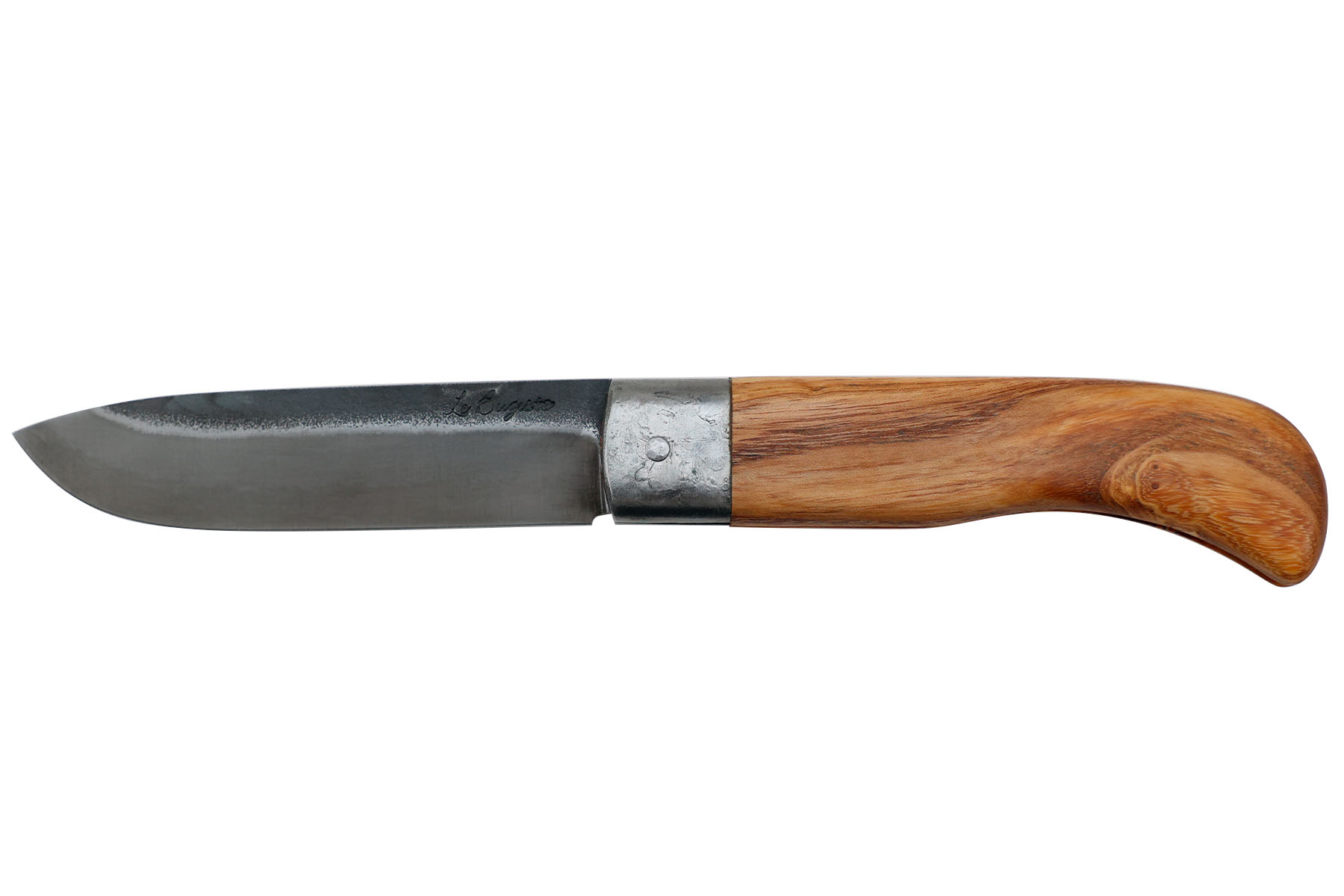 Couteau artisanal pliant Frédéric Maschio modèle Le Bugiste - frêne