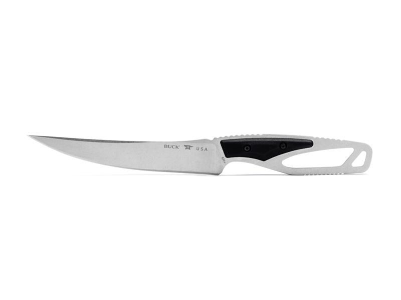 Couteau plat Buck Paklite 2.0 Processor Select - lame 14.5 cm - manche à trous et plaquette nylon noir