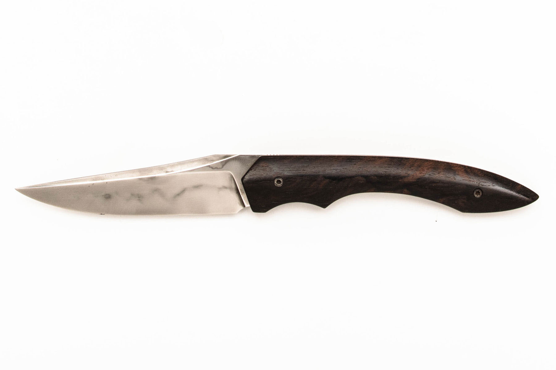 Couteau pliant artisanal de Nicolas Kowal coutellerie Forge de K modèle Epervier Ziricote
