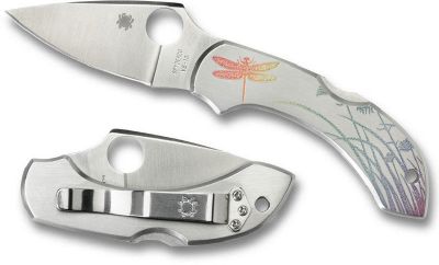 COUTEAU PLIANT SPYDERCO DRAGONFLY SS TATOO