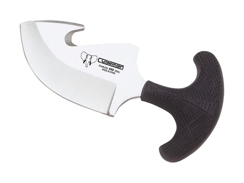 Skinner CUDEMAN - lame à dépouiller 7 cm inox - manche gomme