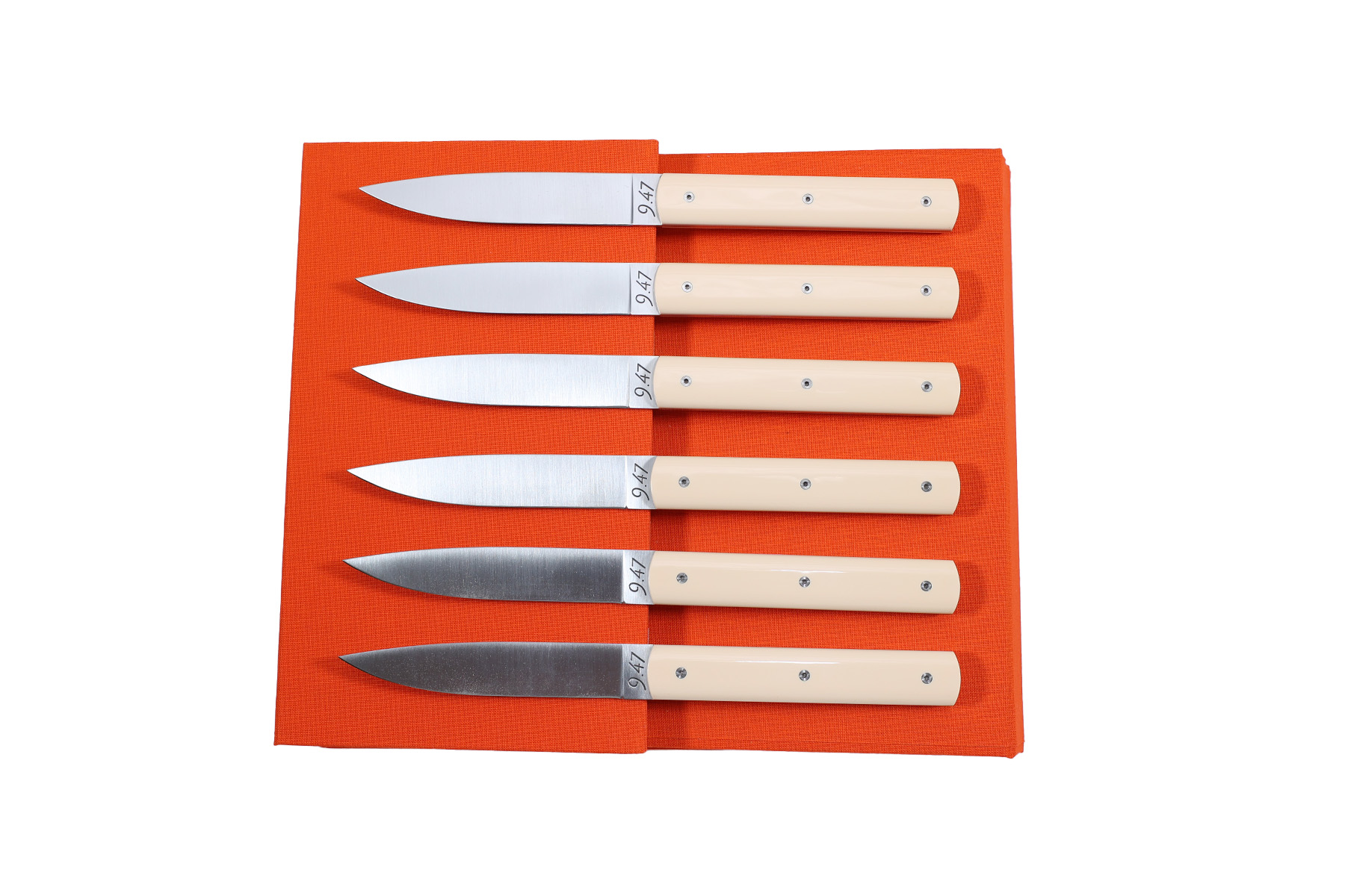 Coffret De 6 Couteaux De Table 9 47 Atelier Perceval Ivoire Coffret De 6 Couteaux De Table 9 47 Atelier Perceval Ivoire