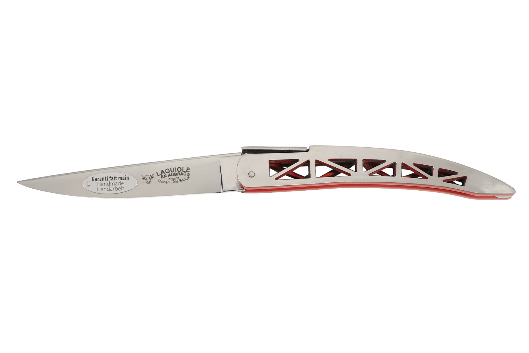 Couteau Laguiole en Aubrac Golden Gate Bridge - 12cm