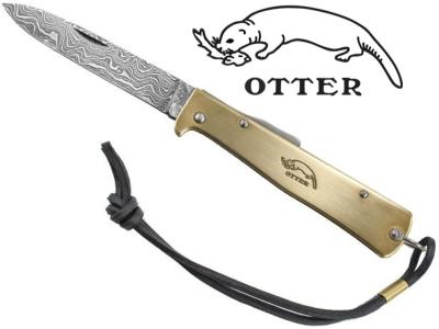 Couteau Otter Mercator Damas - manche 11 cm laiton