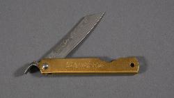 Couteau Böker Higonokami  Kinzoku Damascus - manche 9 cm cuivre