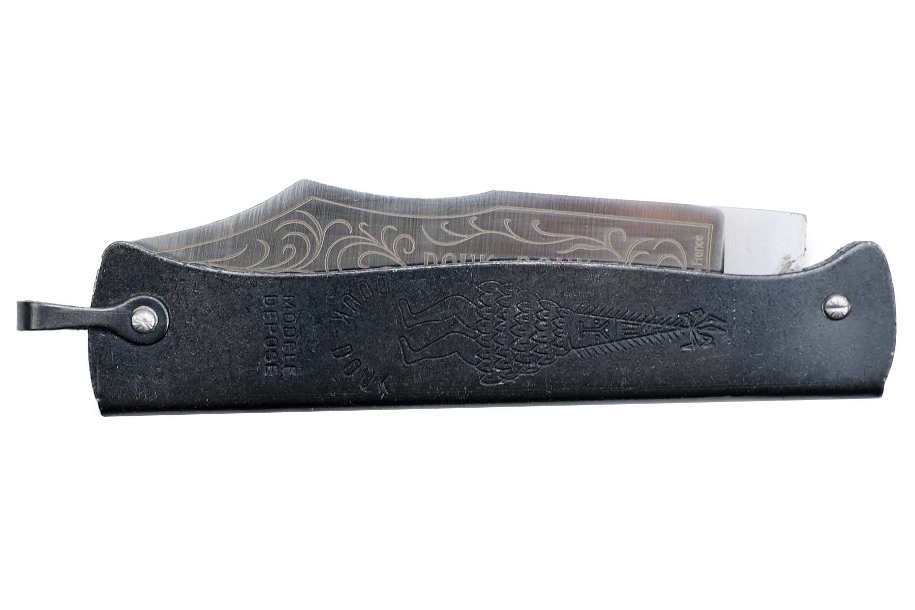 Couteau Douk-Douk 20cm de Cognet motif "Sorcier"