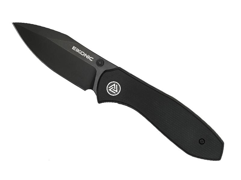 Couteau pliant Eikonic Kasador - manche 10 cm micarta noir