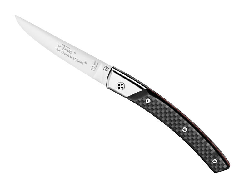 Couteau C. Dozorme Le Thiers Secret - manche 11 cm fibre de carbone