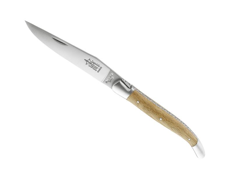 Couteau pliant Laguiole d'antan G. David Arbalète - Manche chêne de barrique 12 cm