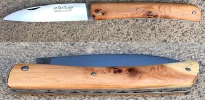 Couteau régional le Sanflorain de Bruno Coupat - genévrier - acier inox