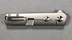 Couteau Böker Plus Kwaiken Compact Marble CF - manche fibre de carbone