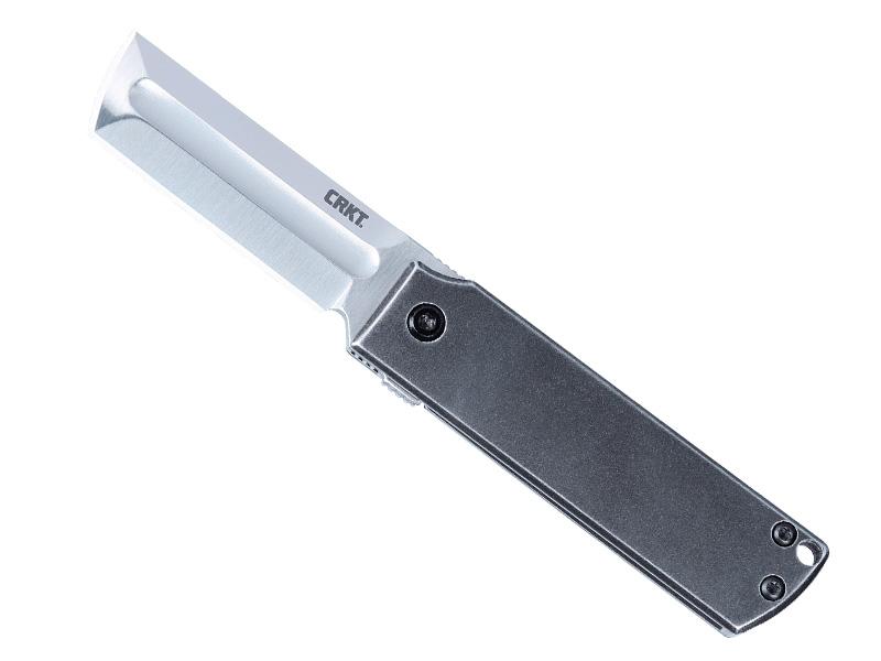 Couteau pliant CRKT Minimalix - manche 8 cm acier inox blackwash