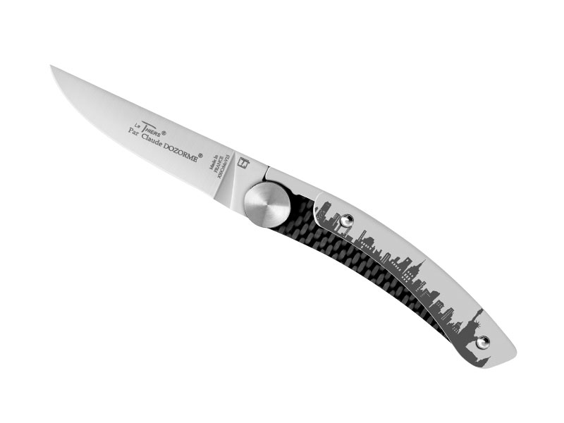 Couteau pliant Le Thiers® Jero par C. Dozorme - manche 10.5 cm décor New York