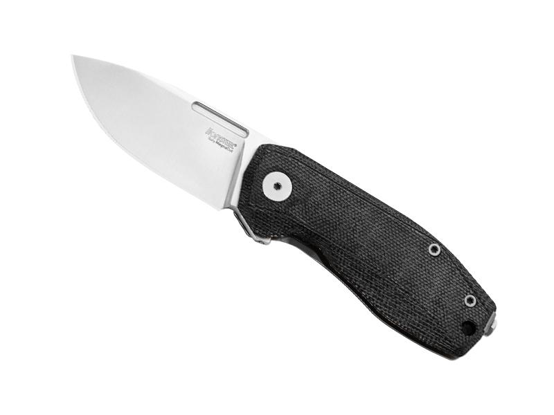 Couteau pliant Lionsteel Nano - manche 9,5 cm micarta noir