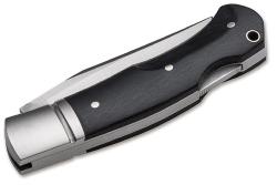 Couteau pliant Böker Solingen Boxer design by Raphaël Durand - manche 10,5 cm micarta noir
