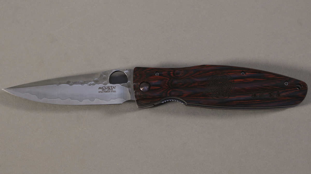 Couteau japonais pliant Mcusta MC-183G Shogun pakkawood rouge - SGPS