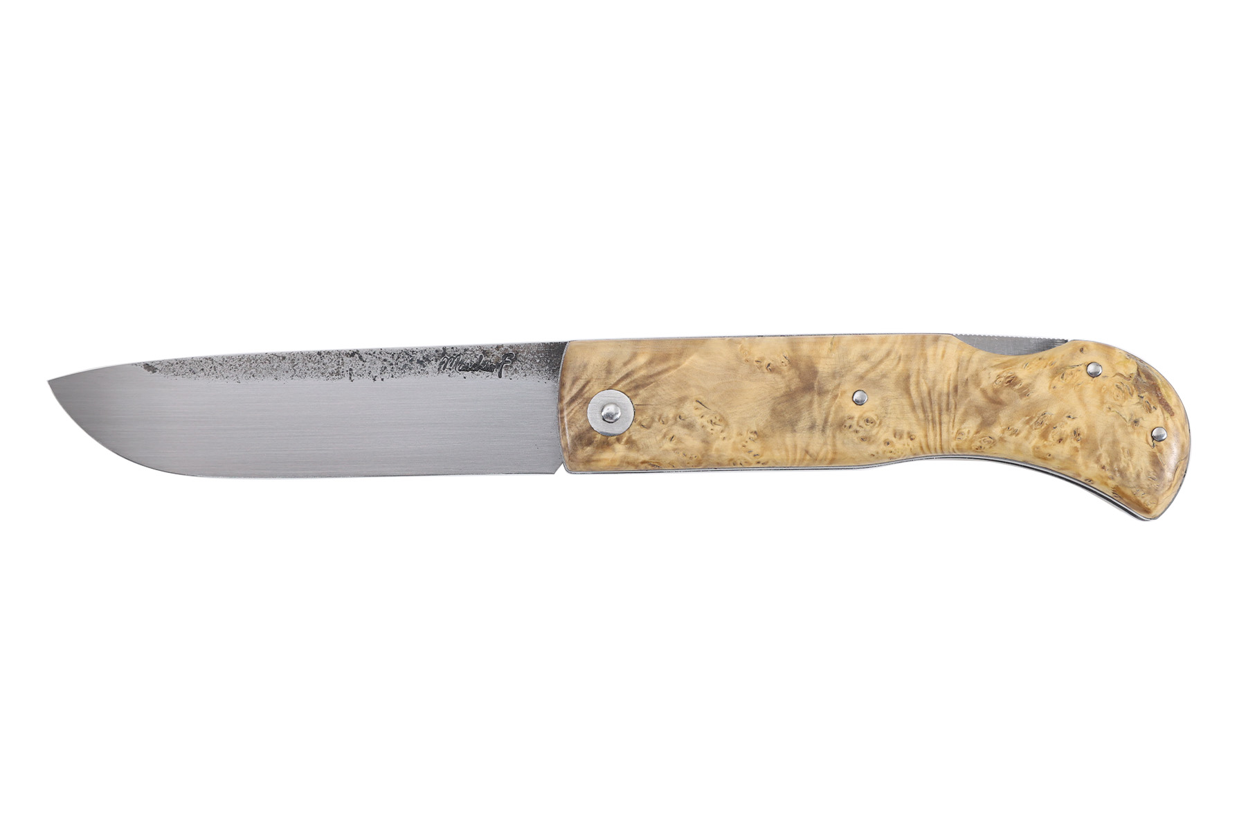 Couteau Artisanal Frédéric Maschio Le Bugiste - Loupe de buis