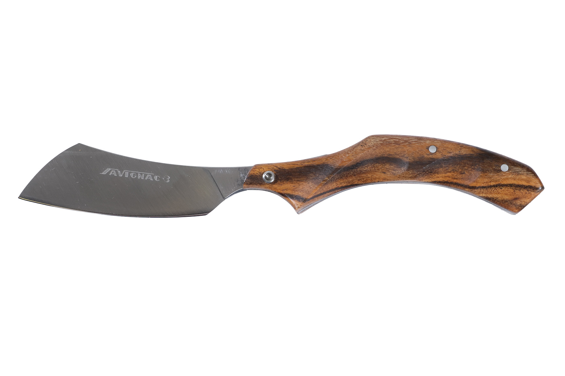 Couteau Le Phasme de la coutellerie Savignac - bocote manche façonné