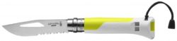 COUTEAU OPINEL OUTDOOR JAUNE FLUO