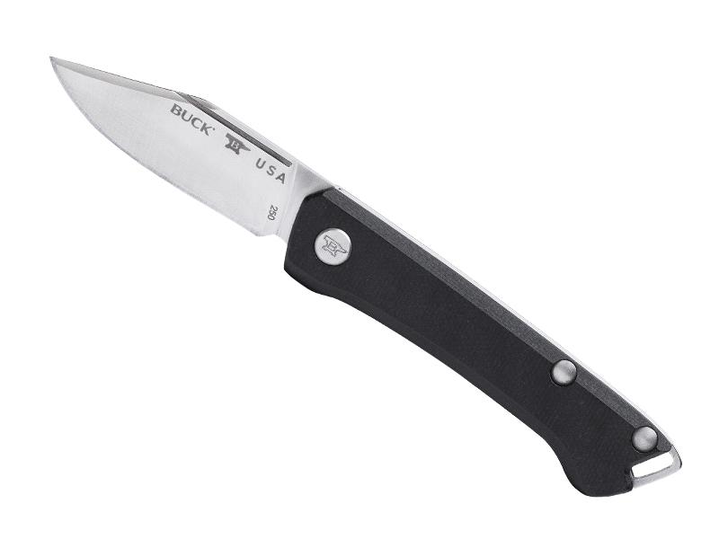 Couteau Buck Saunter - manche 9,5 cm micarta noir