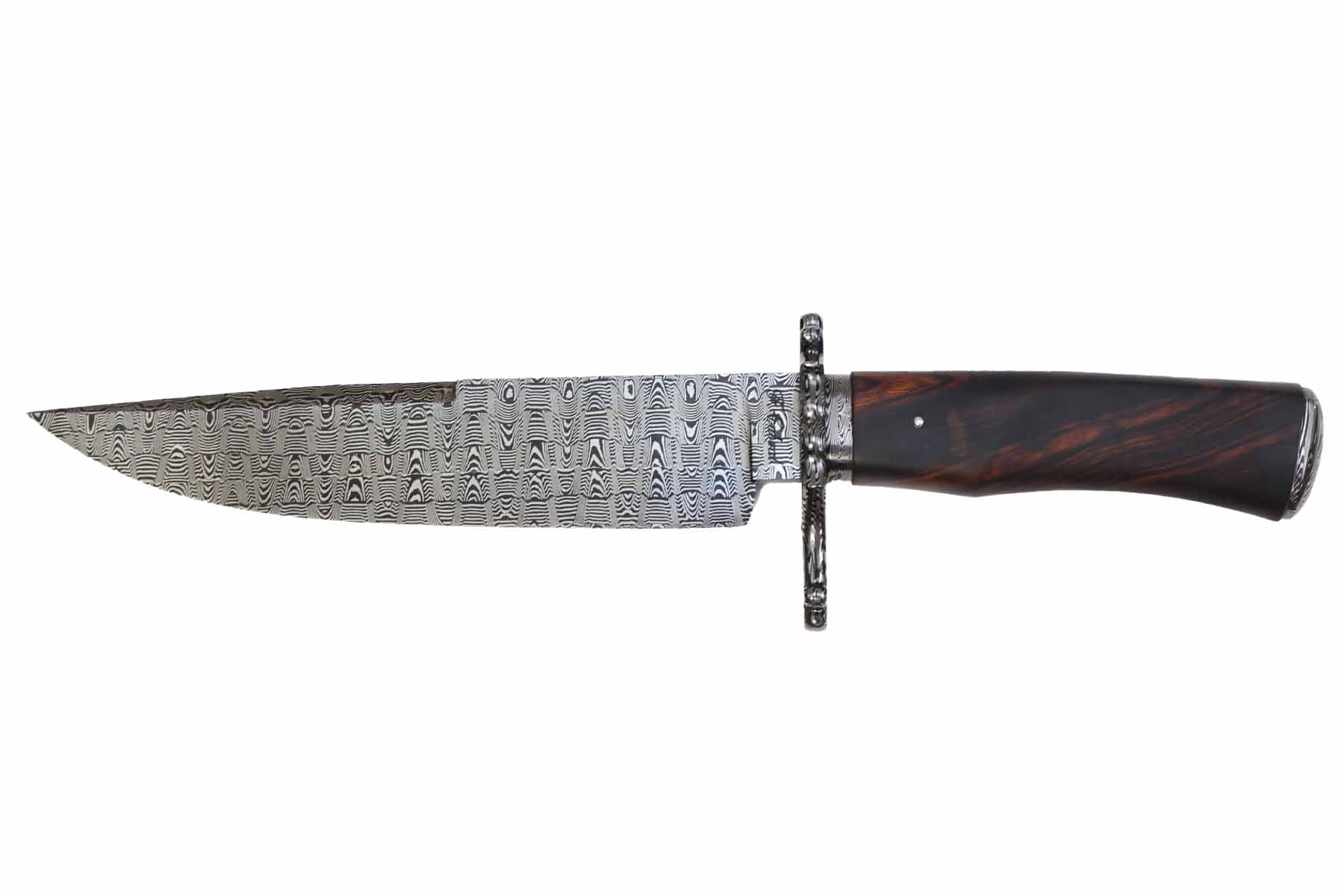Couteau fixe de chasse du coutelier Fernando Cabral - bois de fer