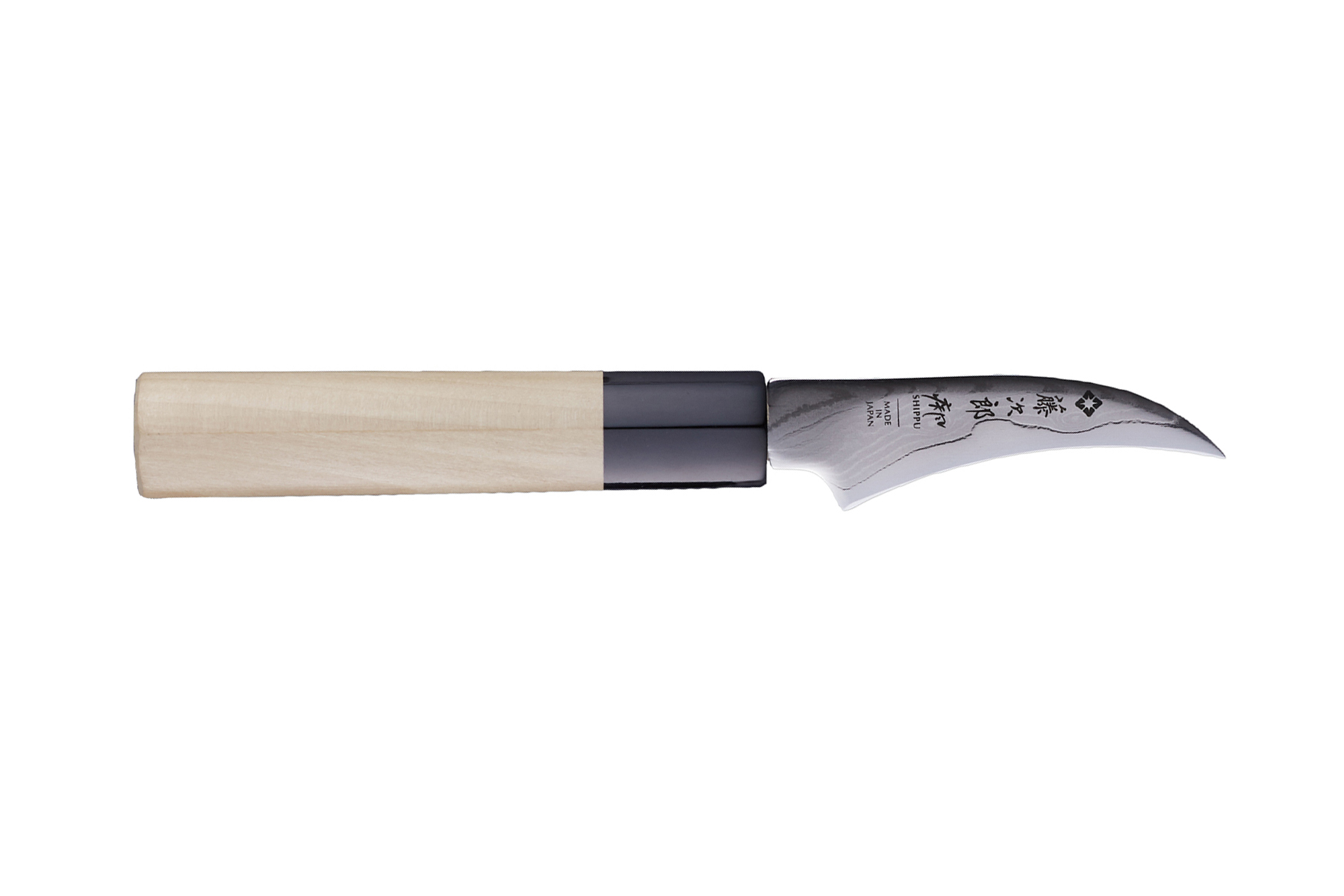 Couteau japonais Tojiro Shippu damas - Couteau bec d'oiseau 7 cm