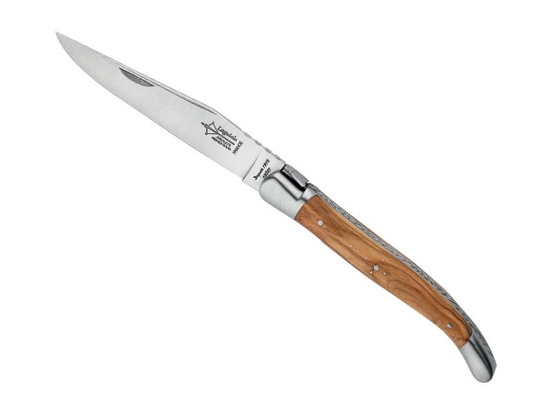 Couteau pliant Laguiole G. David Arbalète - Manche olivier 12 cm
