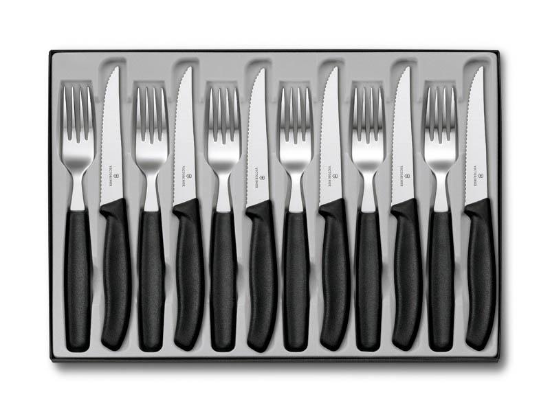 Ménagère 12 pièces VICTORINOX SWISSCLASSIC Steak noir