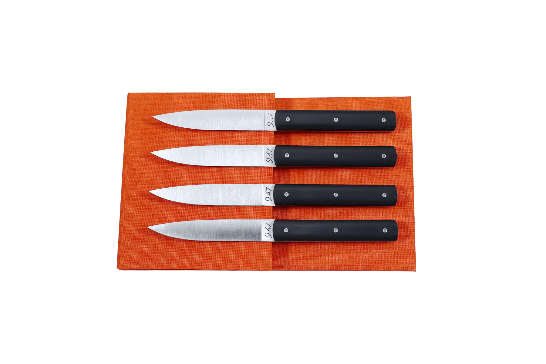 Coffret de 4 couteaux de table 9.47 Atelier Perceval - Noir