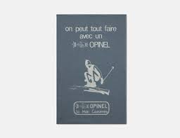 Torchon Opinel Bleu "On peut tout faire"
