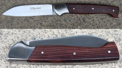 Couteau l'Aquitain bois de violette avec mitre
