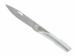 Couteau pliant Actilam S4 - manche 11 cm corian blanc